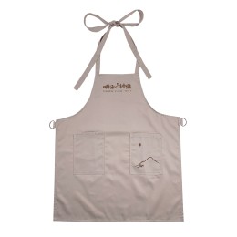 Customized Halter Neck Work Apron Design Printed Logo Apron Pouch Design Apron Customization Countryside Project Experience Workshop Participants Apron Manufacturing Factory  AP206 Customized Halter Neck Work Apron Design Printed Logo Apron Pouch Design Apron Customization Countryside Project Experience Workshop Participants Apron Manufacturing Factory  AP206